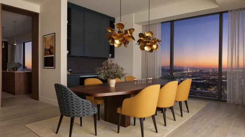 Dining area in a partner property